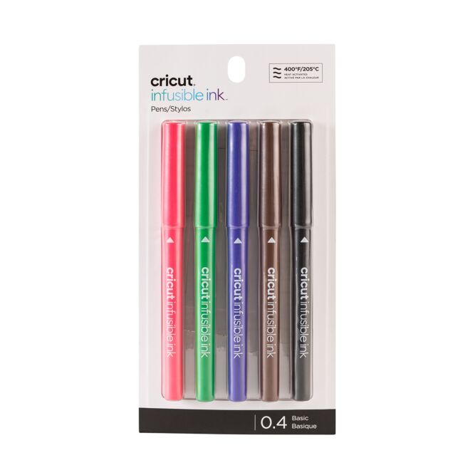 Cricut Explore/Maker Infusible Ink Fine Point (0,4mm) Pen Set 5-pack (Basics)