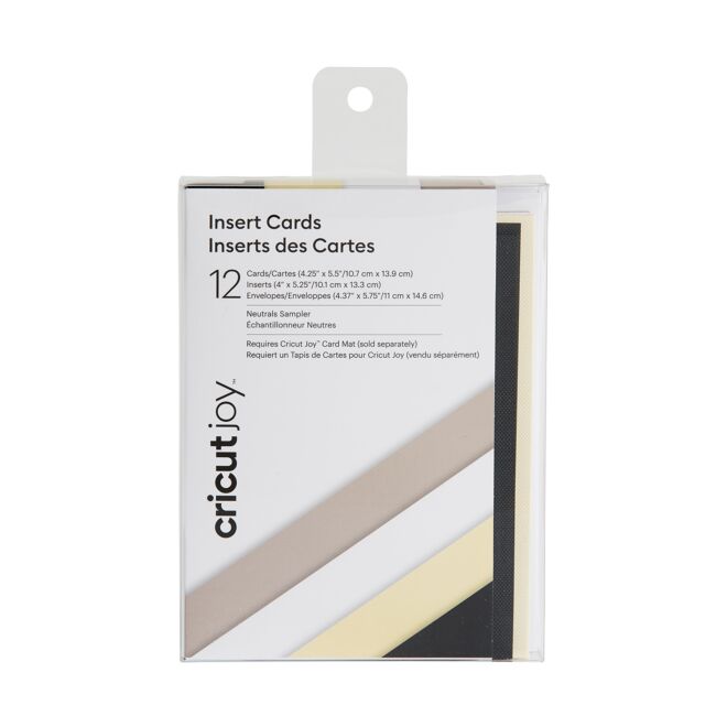 Cricut Insert Cards "Neutral" (R20 12 Karten)