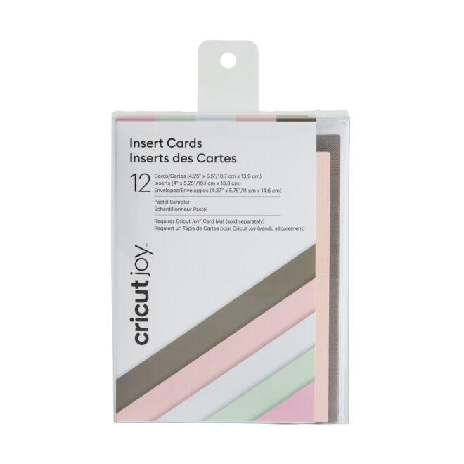 Cricut Insert Cards "Pastell" (R20 12 Karten)
