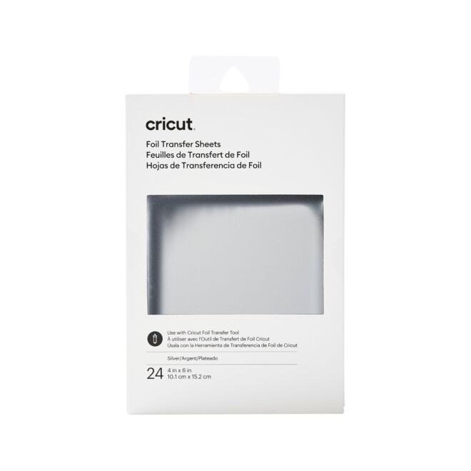 Cricut Foil Transfer Sheets SILBER 10,1x15,2cm