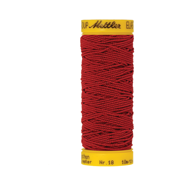 Amann Mettler Elasticfaden 10m - Country Red