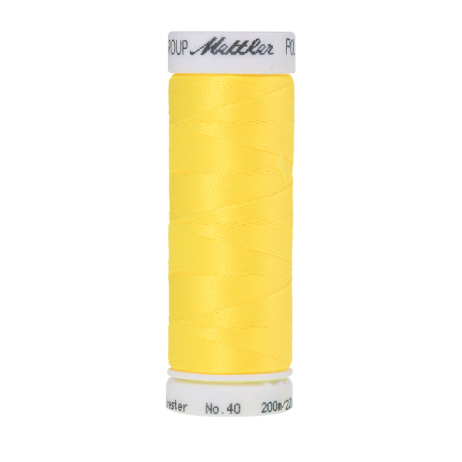 Amann Mettler Poly Sheen Sun glänzt durch den trilobalen Fadenquerschnitt besonders schön. Zum Sticken, Quilten, Nähen. 200m Spule