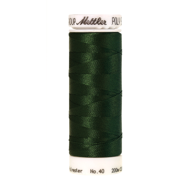 Amann Mettler Poly Sheen Backyard Green glänzt durch den trilobalen Fadenquerschnitt besonders schön. Zum Sticken, Quilten, Nähen. 200m Spule