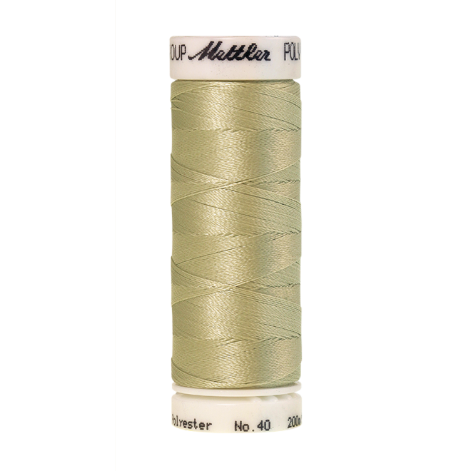 Amann Mettler Poly Sheen Old Lace glänzt durch den trilobalen Fadenquerschnitt besonders schön. Zum Sticken, Quilten, Nähen. 200m Spule