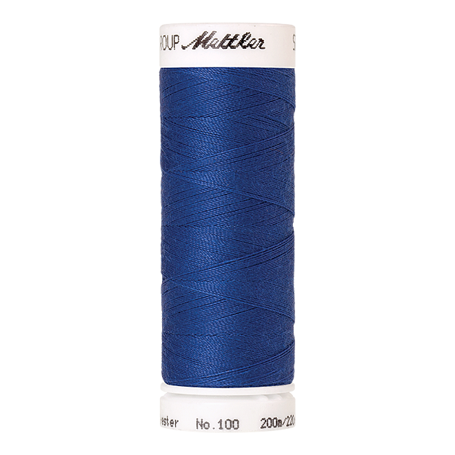 Amann Mettler Seralon 100, 200m - Cobalt Blue - Allesnäher