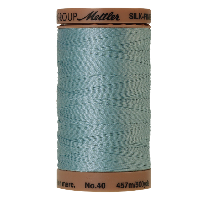 Silk-Finish Cotton 40, 457m - Rough Sea: Reines Baumwollgarn aus 100% langstapliger, ägyptischer Baumwollte von Amann Mettler