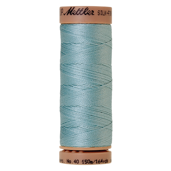 Silk-Finish Cotton 40, 150m - Rough Sea: Reines Baumwollgarn aus 100% langstapliger, ägyptischer Baumwollte von Amann Mettler