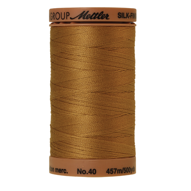 Silk-Finish Cotton 40, 457m - Sisal: Reines Baumwollgarn aus 100% langstapliger, ägyptischer Baumwollte von Amann Mettler