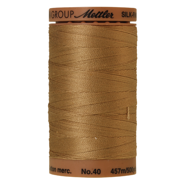 Silk-Finish Cotton 40, 457m - Caramel Cream: Reines Baumwollgarn aus 100% langstapliger, ägyptischer Baumwollte von Amann Mettler