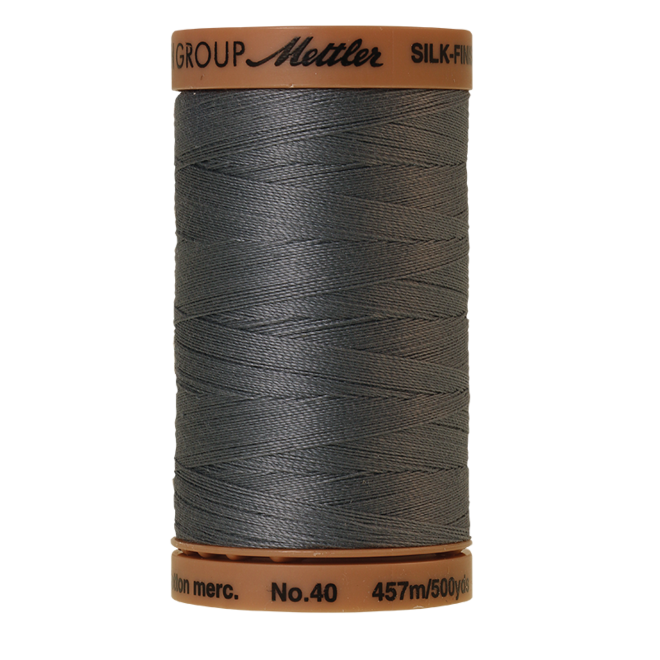 Silk-Finish Cotton 40, 457m - Flint Stone: Reines Baumwollgarn aus 100% langstapliger, ägyptischer Baumwollte von Amann Mettler