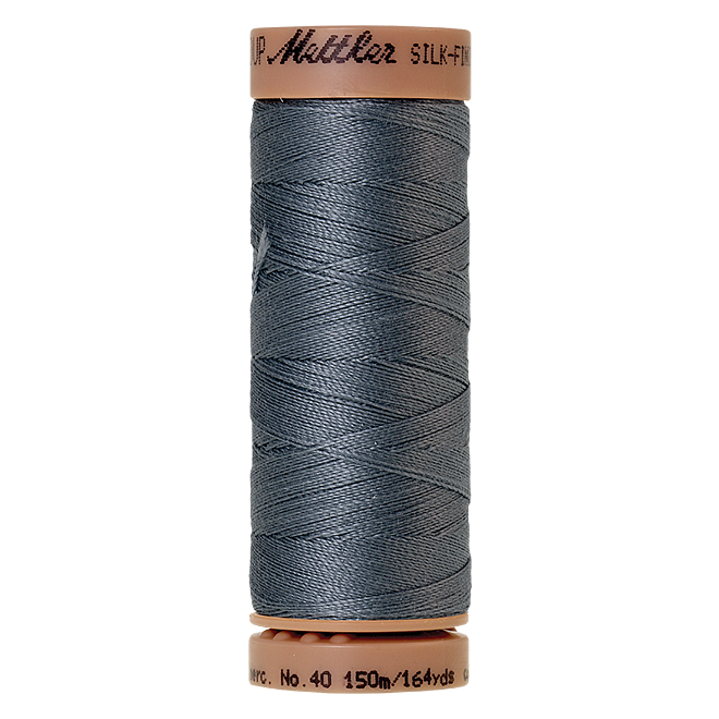 Silk-Finish Cotton 40, 150m - Flint Stone: Reines Baumwollgarn aus 100% langstapliger, ägyptischer Baumwollte von Amann Mettler