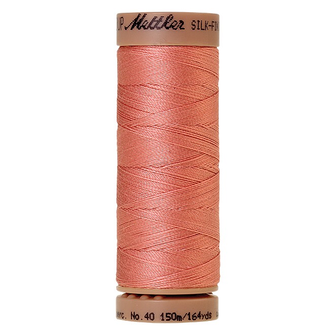 Silk-Finish Cotton 40, 150m - Antique Pink: Reines Baumwollgarn aus 100% langstapliger, ägyptischer Baumwollte von Amann Mettler