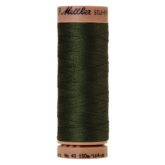 Silk-Finish Cotton 40, 150m - Cypress: Reines Baumwollgarn aus 100% langstapliger, ägyptischer Baumwollte von Amann Mettler