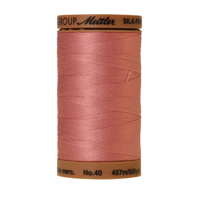 Silk-Finish Cotton 40, 457m - Rose Quartz: Reines Baumwollgarn aus 100% langstapliger, ägyptischer Baumwollte von Amann Mettler