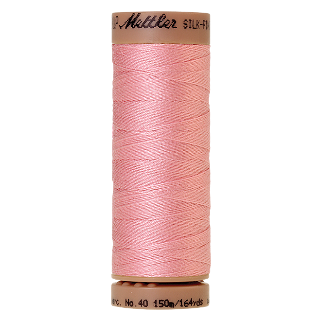 Silk-Finish Cotton 40, 150m - Tea Rose: Reines Baumwollgarn aus 100% langstapliger, ägyptischer Baumwollte von Amann Mettler