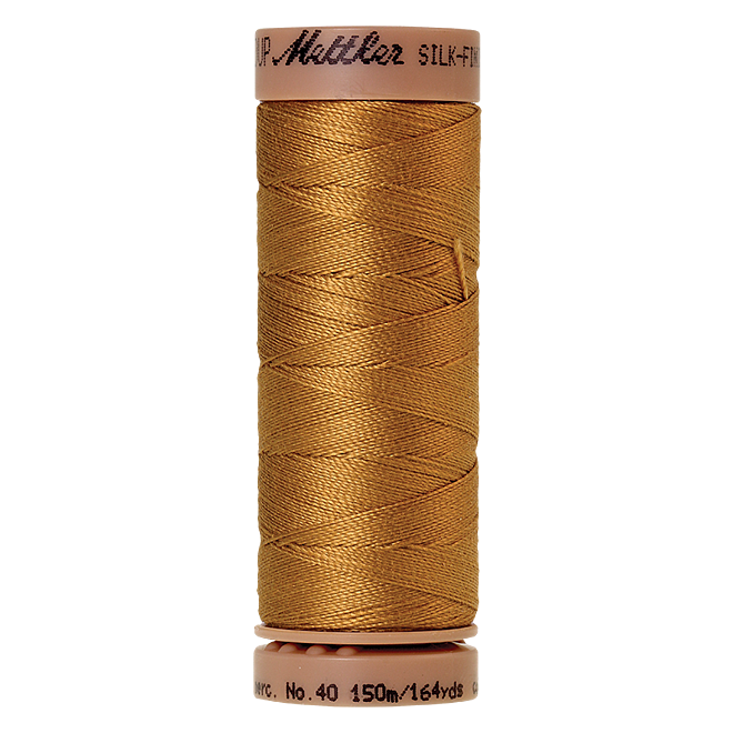 Silk-Finish Cotton 40, 150m - Palomino: Reines Baumwollgarn aus 100% langstapliger, ägyptischer Baumwollte von Amann Mettler