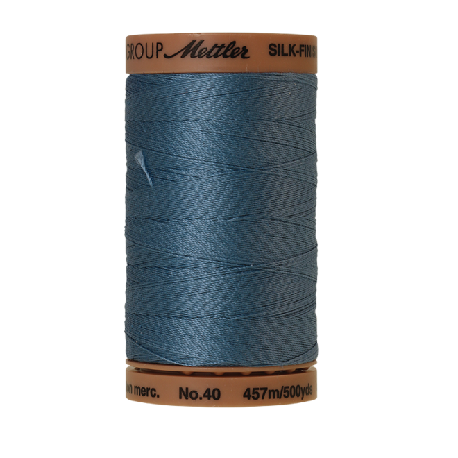 Silk-Finish Cotton 40, 457m - Laguna : Reines Baumwollgarn aus 100% langstapliger, ägyptischer Baumwollte von Amann Mettler
