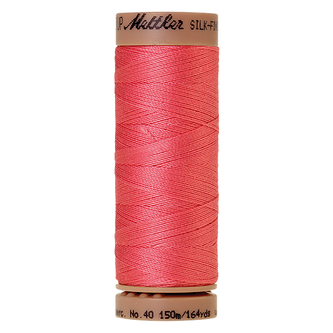 Silk-Finish Cotton 40, 150m - Persimmon: Reines Baumwollgarn aus 100% langstapliger, ägyptischer Baumwollte von Amann Mettler