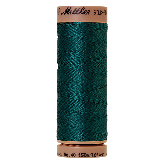 Silk-Finish Cotton 40, 150m - Tidepool: Reines Baumwollgarn aus 100% langstapliger, ägyptischer Baumwollte von Amann Mettler