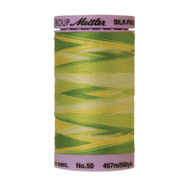 Silk-Finish Multi 50, 457m - Citrus Twist : Reines Baumwollgarn aus 100% langstapliger, ägyptischer Baumwollte von Amann Mettler