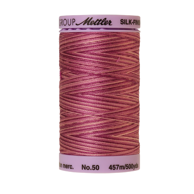 Silk-Finish Multi 50, 457m - Pink Flox : Reines Baumwollgarn aus 100% langstapliger, ägyptischer Baumwollte von Amann Mettler