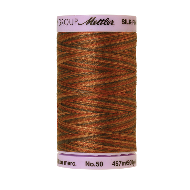 Silk-Finish Multi 50, 457m - Chocolatte : Reines Baumwollgarn aus 100% langstapliger, ägyptischer Baumwollte von Amann Mettler