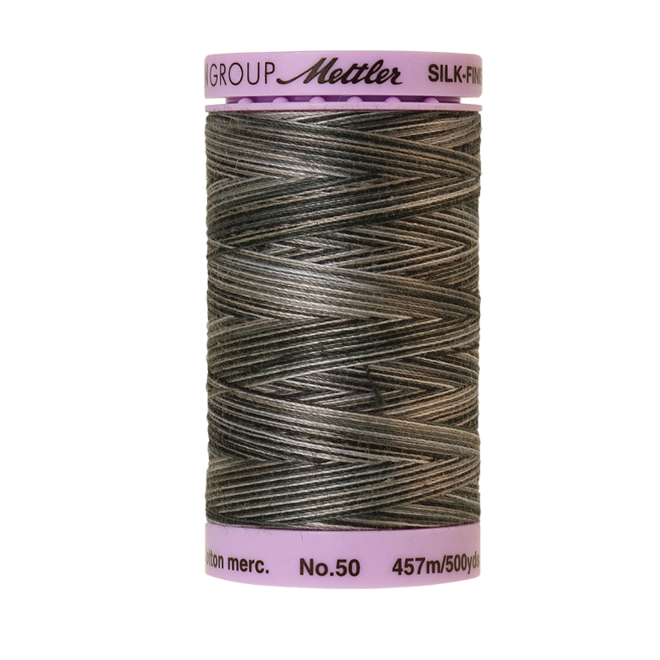 Silk-Finish Multi 50, 457m - Charcoal : Reines Baumwollgarn aus 100% langstapliger, ägyptischer Baumwollte von Amann Mettler