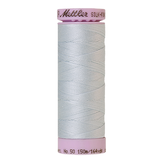 Silk-Finish Cotton 50, 150m - Starlight Blue: Reines Baumwollgarn aus 100% langstapliger, ägyptischer Baumwollte von Amann Mettler