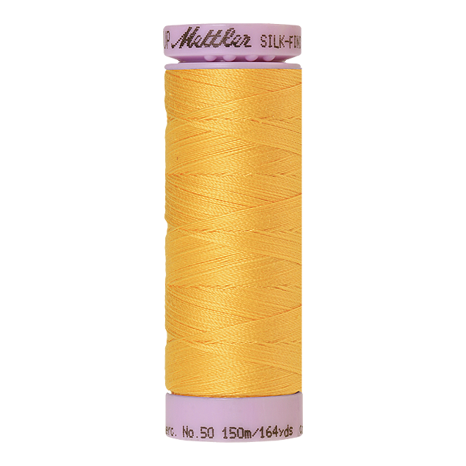 Silk-Finish Cotton 50, 150m - Summersun: Reines Baumwollgarn aus 100% langstapliger, ägyptischer Baumwollte von Amann Mettler