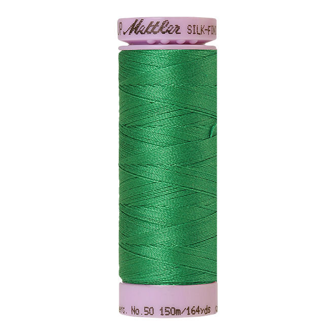 Silk-Finish Cotton 50, 150m - Swiss Ivy: Reines Baumwollgarn aus 100% langstapliger, ägyptischer Baumwollte von Amann Mettler