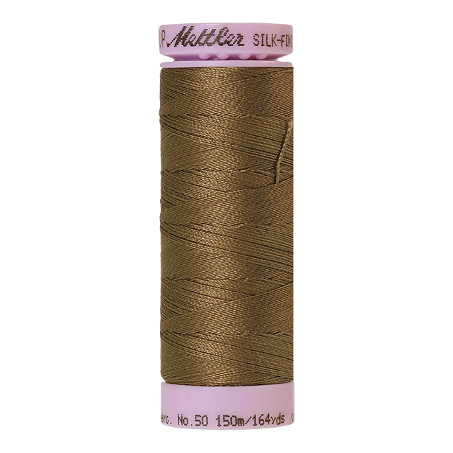 Silk-Finish Cotton 50, 150m - Amygdala: Reines Baumwollgarn aus 100% langstapliger, ägyptischer Baumwollte von Amann Mettler