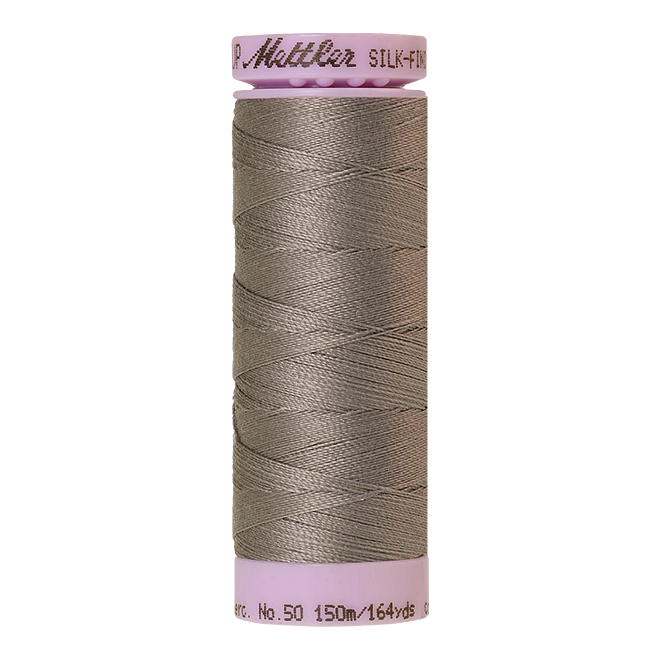Silk-Finish Cotton 50, 150m - Rain Cloud: Reines Baumwollgarn aus 100% langstapliger, ägyptischer Baumwollte von Amann Mettler