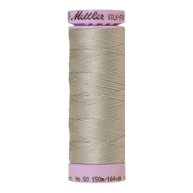Silk-Finish Cotton 50, 150m - Fieldstone: Reines Baumwollgarn aus 100% langstapliger, ägyptischer Baumwollte von Amann Mettler