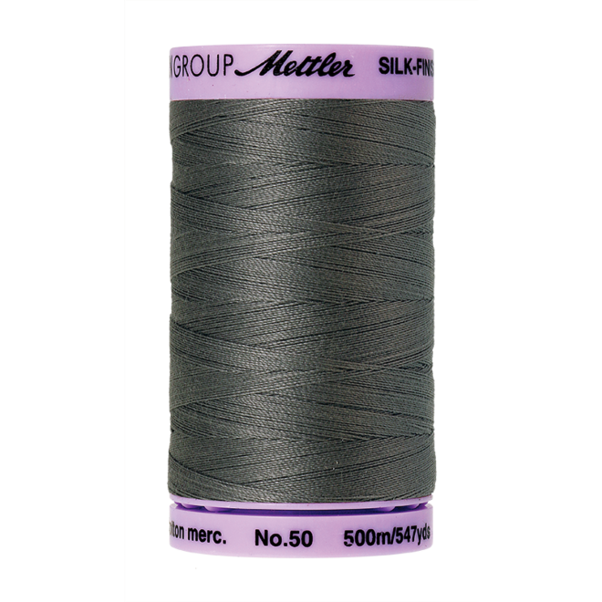 Silk-Finish Cotton 50, 500m - Old Tin : Reines Baumwollgarn aus 100% langstapliger, ägyptischer Baumwollte von Amann Mettler