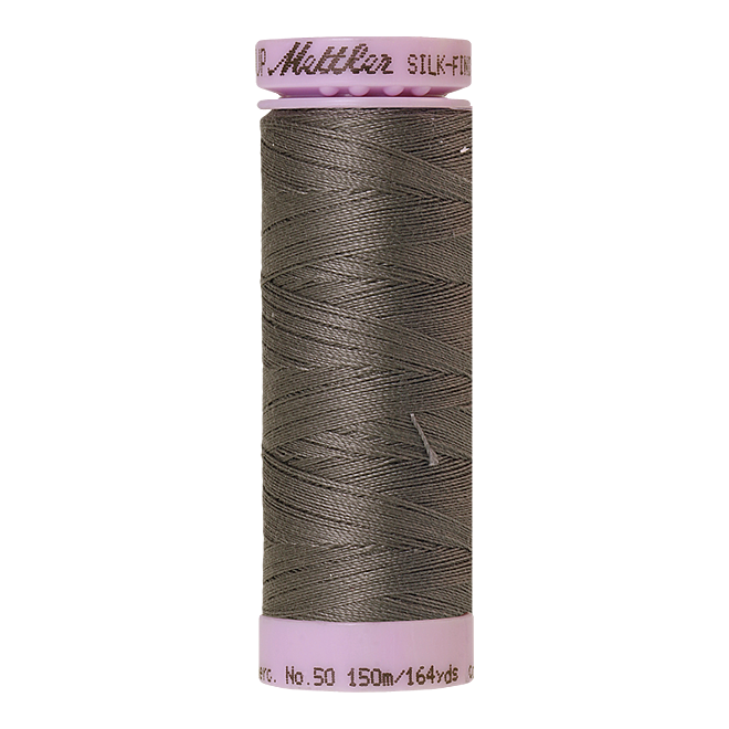 Silk-Finish Cotton 50, 150m - Old Tin : Reines Baumwollgarn aus 100% langstapliger, ägyptischer Baumwollte von Amann Mettler