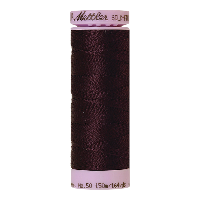Silk-Finish Cotton 50, 150m - Plum Perfect: Reines Baumwollgarn aus 100% langstapliger, ägyptischer Baumwollte von Amann Mettler