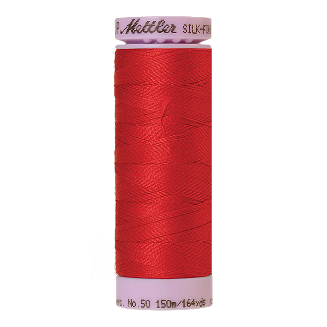 Silk-Finish Cotton 50, 150m - Wildfire: Reines Baumwollgarn aus 100% langstapliger, ägyptischer Baumwollte von Amann Mettler