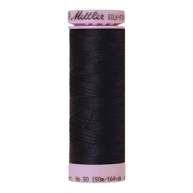 Silk-Finish Cotton 50, 150m - Evening Blue: Reines Baumwollgarn aus 100% langstapliger, ägyptischer Baumwollte von Amann Mettler