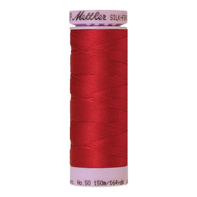 Silk-Finish Cotton 50, 150m - Tulip: Reines Baumwollgarn aus 100% langstapliger, ägyptischer Baumwollte von Amann Mettler