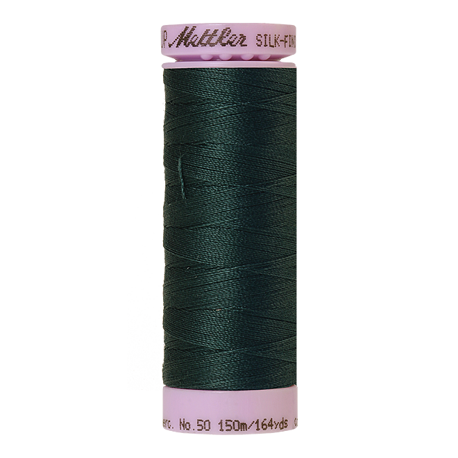 Silk-Finish Cotton 50, 150m - Bayberry: Reines Baumwollgarn aus 100% langstapliger, ägyptischer Baumwollte von Amann Mettler