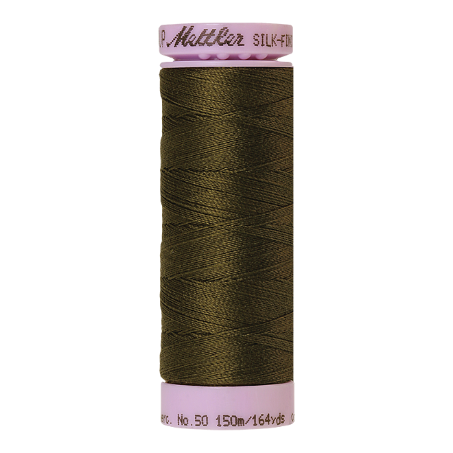 Silk-Finish Cotton 50, 150m - Golden Brown: Reines Baumwollgarn aus 100% langstapliger, ägyptischer Baumwollte von Amann Mettler