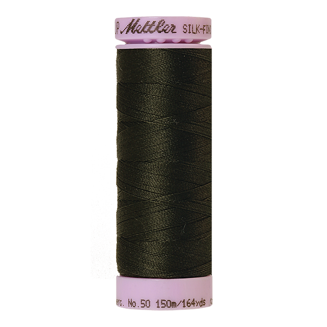 Silk-Finish Cotton 50, 150m - Avocado: Reines Baumwollgarn aus 100% langstapliger, ägyptischer Baumwollte von Amann Mettler