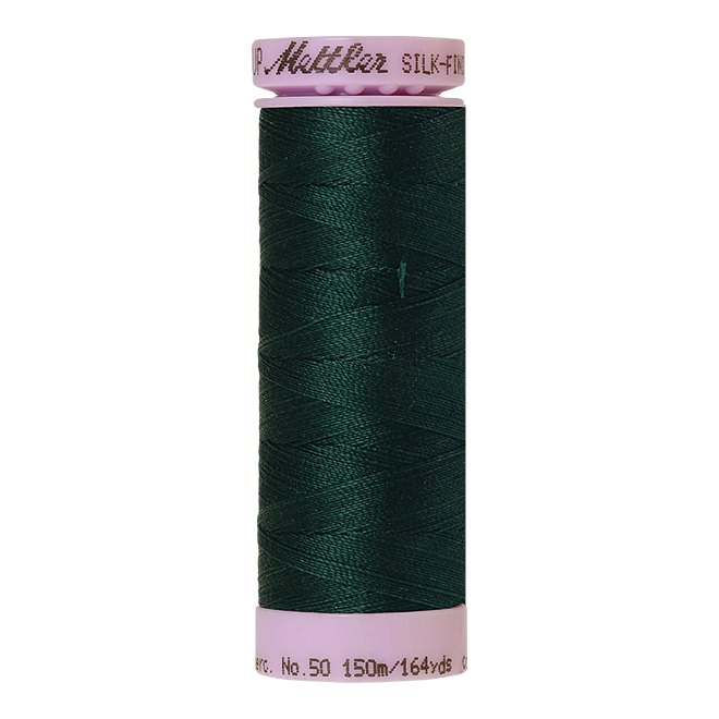 Silk-Finish Cotton 50, 150m - Swamp: Reines Baumwollgarn aus 100% langstapliger, ägyptischer Baumwollte von Amann Mettler