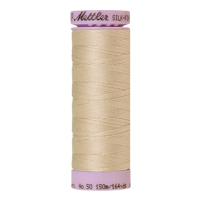 Silk-Finish Cotton 50, 150m - Pine Nut: Reines Baumwollgarn aus 100% langstapliger, ägyptischer Baumwollte von Amann Mettler