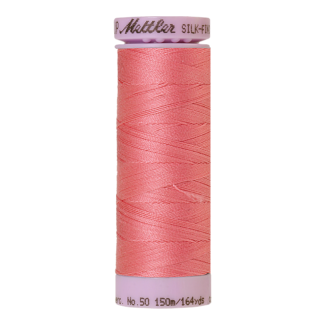 Silk-Finish Cotton 50, 150m - Dusty Mauve: Reines Baumwollgarn aus 100% langstapliger, ägyptischer Baumwollte von Amann Mettler