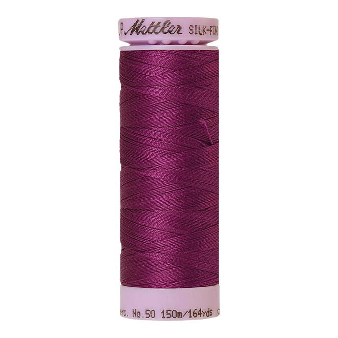 Silk-Finish Cotton 50, 150m - Purple Passion: Reines Baumwollgarn aus 100% langstapliger, ägyptischer Baumwollte von Amann Mettler