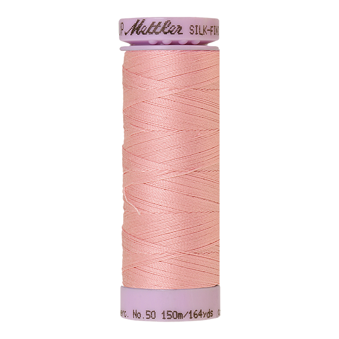 Silk-Finish Cotton 50, 150m - Tea Rose: Reines Baumwollgarn aus 100% langstapliger, ägyptischer Baumwollte von Amann Mettler
