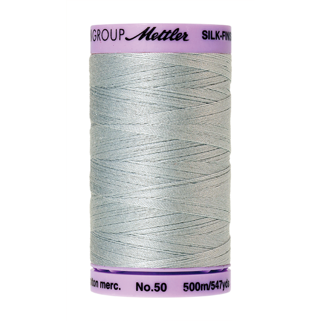 Silk-Finish Cotton 50, 500m - Moonstone: Reines Baumwollgarn aus 100% langstapliger, ägyptischer Baumwollte von Amann Mettler