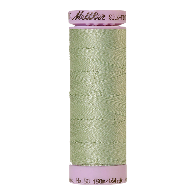 Silk-Finish Cotton 50, 150m - Spanish Moss: Reines Baumwollgarn aus 100% langstapliger, ägyptischer Baumwollte von Amann Mettler