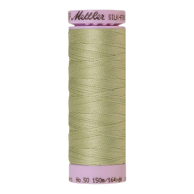 Silk-Finish Cotton 50, 150m - Green Grape: Reines Baumwollgarn aus 100% langstapliger, ägyptischer Baumwollte von Amann Mettler